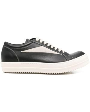 Rick Owens Leather Trainers - White