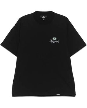 Represent Logo-Print T-Shirt - Black