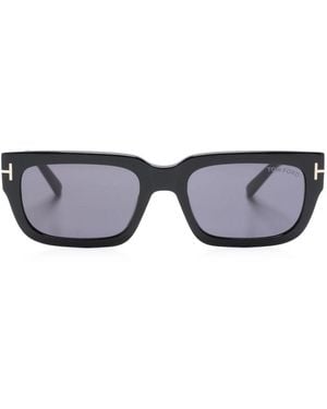 Tom Ford Ezra Rectangle-Frame Sunglasses - Grey