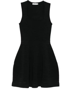Jonathan Simkhai Ribbed Sleeveless Dress - Black
