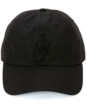 JW Anderson Kids Anchor Logo Baseball Cap - Black