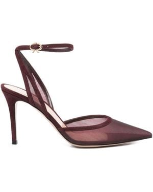 Gianvito Rossi 100Mm Lena Pumps - Pink