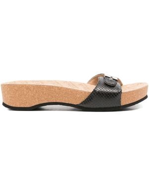 【 BALENCIAGA 】Balenciaga I Scholl フラット サンダル ホワイト の ウィメンズ Balenciaga I Scholl フラット サンダル