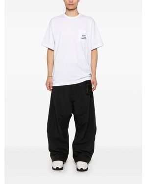 WTAPS 20 Embroidered Half Zip Sweat in Black for Men | Lyst