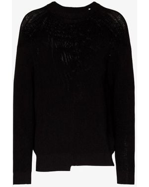 BERNER KUHL Gum Split Crew Neck Jumper - Men's - Polyamide - Black