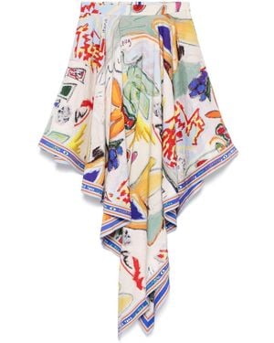 ALÉMAIS La Charrasca Skirt - White