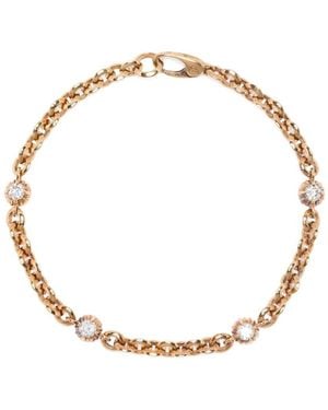 Lizzie Mandler 18K Micro-Link Chain Bracelet - Metallic