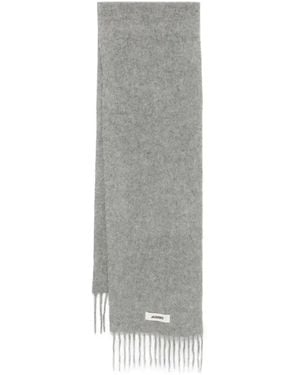 マフラー・ストール JACQUEMUS CARRO WOOL SCARF Jacquemus L'echarpe Carro Knitted Scarf - Yellow - One Size