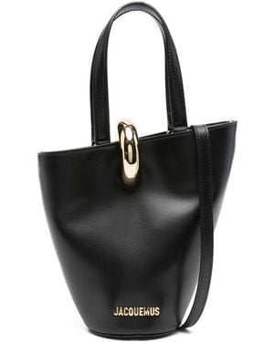Jacquemus Le Petite Bambola Bucket Bag - White