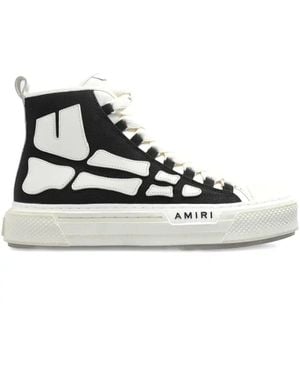 Amiri Skeleton-Print Trainers - Black