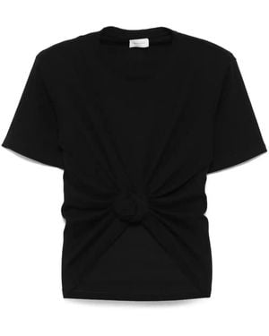 Magda Butrym Cropped T-Shirt - Black