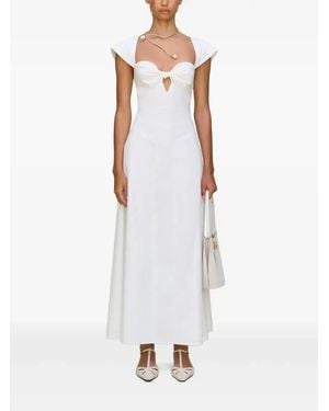 Cult Gaia Magnolia Dress - White