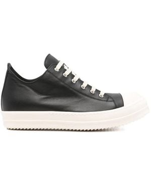 Rick Owens Low Sneaks Trainers - Black