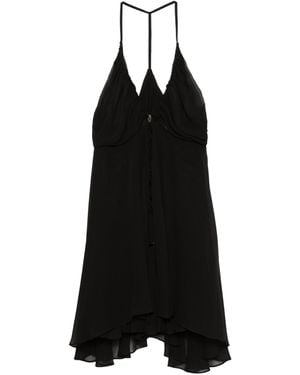 Christopher Esber Silk Midi Dress - Black