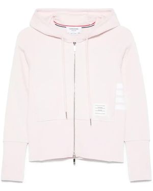 Thom Browne 4-Bar Stripe Hoodie - Pink