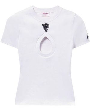 Emilio Pucci Cut-Out T-Shirt - White