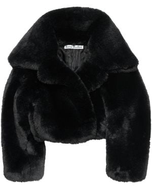Acne Studios Faux-Fur Jacket - Black