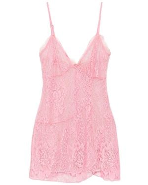Roberta Einer Fairy Lace Mini Dress - Pink