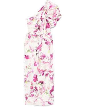 Aje. Cira Midi Dress - Pink