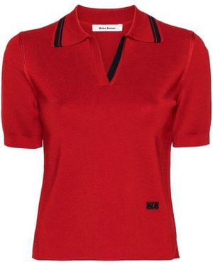 Wales Bonner Verse Polo Top - Red