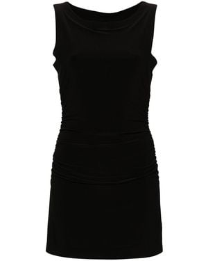 Norma Kamali Pickleball Sleeveless Minidress - Black
