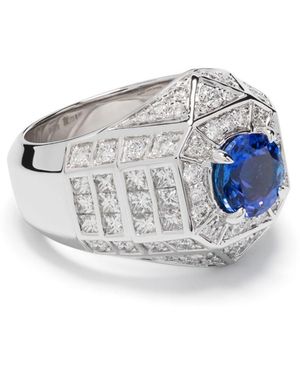 Statement Paris Meaningful Beauties #5 Tanzanite Diamond Ring - Blue