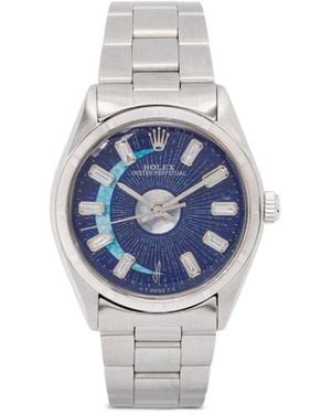 Jacquie Aiche Customised Rolex Oyster Perpetual Evil Eye 32Mm - Blue