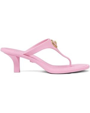 Versace 55Mm Alia Sandals - Pink