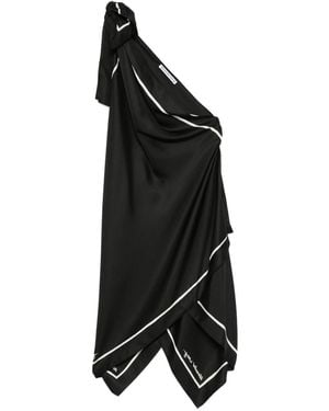 Alexander Wang One-Shoulder Mini Dress - Black