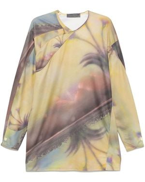 Kiko Kostadinov Fox Racing T-Shirt - Yellow