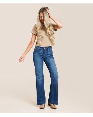 Ariat High Rise Slim Trouser Stretch Jean - Blue