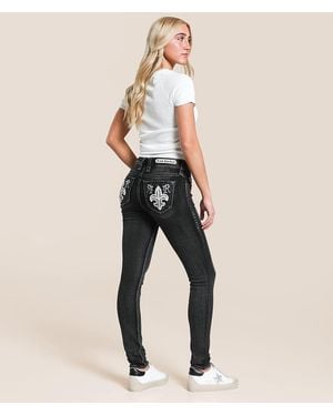 Rock Revival Kari Mid-Rise Skinny Stretch Jean - Natural