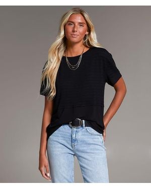 BKE Textured Top - Black