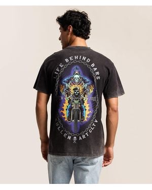 Sullen Behind Bars T-Shirt - Blue
