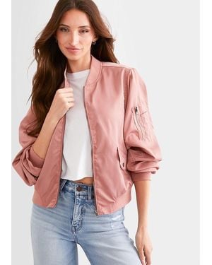 BKE Bomber Jacket - Red