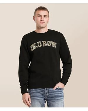 Old Row Camo Pullover - Black