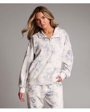 BKE Floral Hoodie - Gray