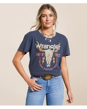Wrangler Steerhead T-Shirt - Blue