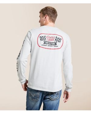 Brixton Coors Light Pit Stop T-Shirt - White