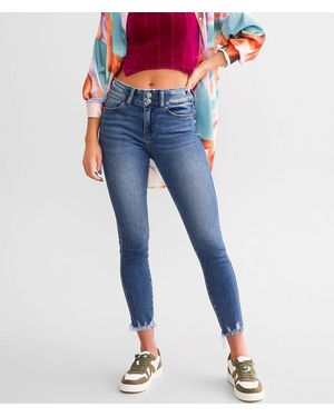 Flying Monkey High Rise Ankle Skinny Stretch Jean - Blue