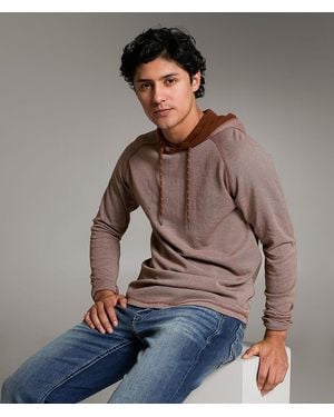 BKE Striped Hoodie - Gray