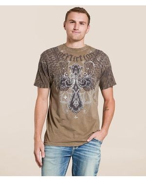 Affliction Kingdom T-Shirt - Brown