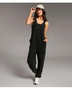 BKE Washed Jumpsuit - Black