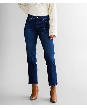Wrangler Wild West High Rise Straight Jean - Blue