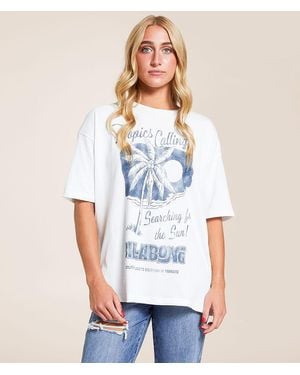 Billabong This Sunny Time Oversized T-Shirt - White