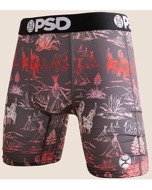PSD;Hooey;PSD x Hooey Psd X Hooey Camanche Stretch Boxer Briefs - Red