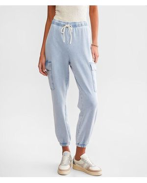 Z Supply Tempo Knit Cargo Jogger - Blue