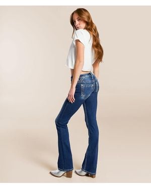 Miss Me Mid-Rise Boot Stretch Jean - Blue