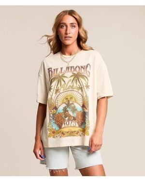 Billabong Forever Dawn Oversized T-Shirt - Natural