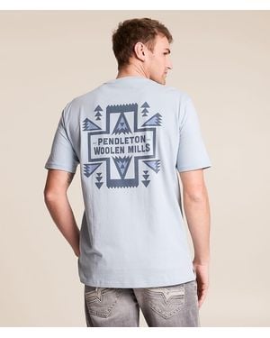 Pendleton Cross Deschutes T-Shirt - Blue